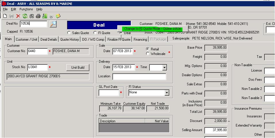 expert advice simple way to switch between sales quote fi quote salesquote